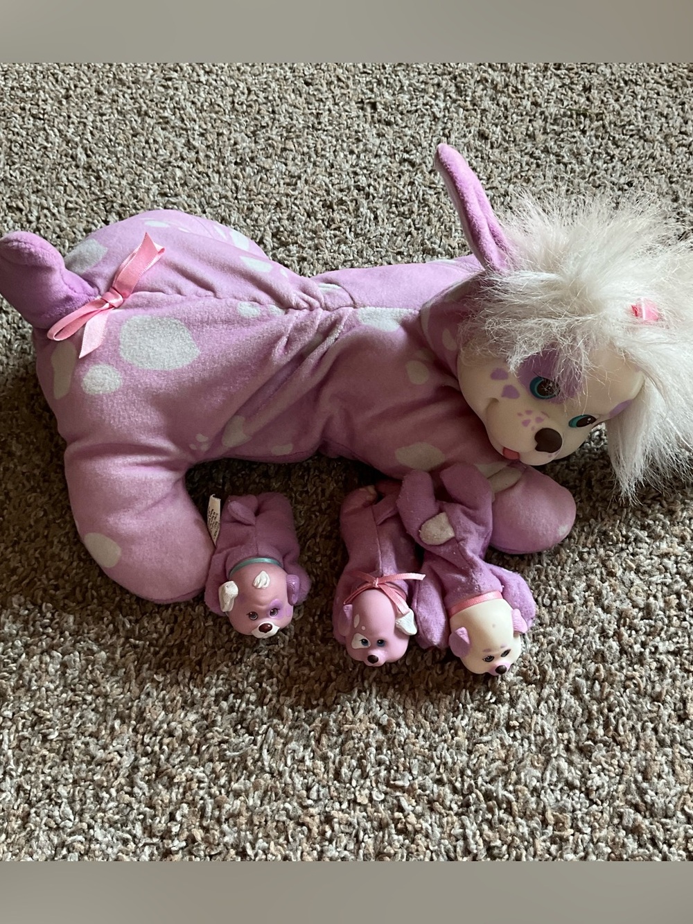 Vintage Hasbro Purple Puppy Surprise